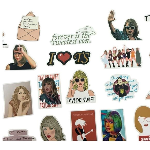 Taylor Swift Assorted Stickers. Junk Journal Collage Scrapbooking. - Picture 9 of 14